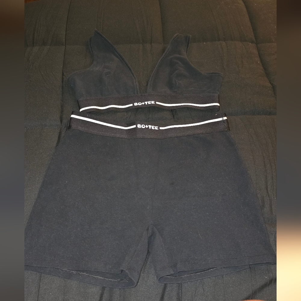Boo+Tee Black Set